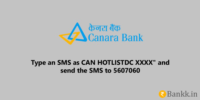 Steps to Block Canara Bank ATM Card
