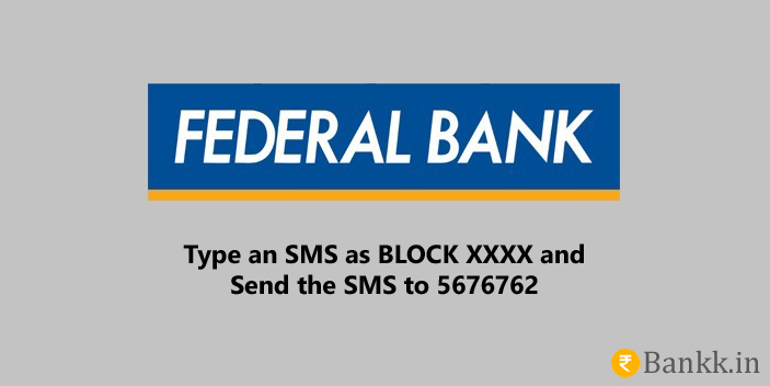 Steps to Block Federal Bank ATM Card
