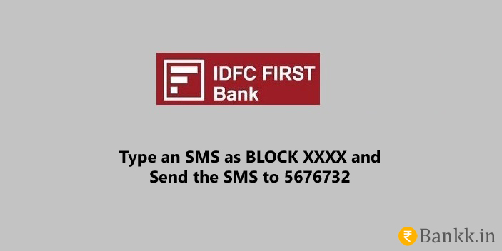 Steps to Block IDFC FIRST Bank ATM Card