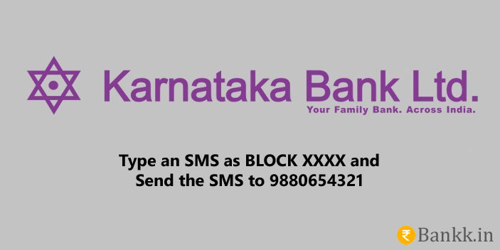 Steps to Block Karnataka Bank ATM Card