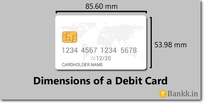 Dimensions of a Debit Card