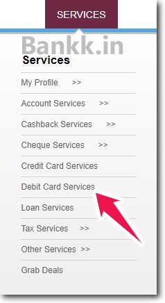 Select Debit Card Services - Axis Bank