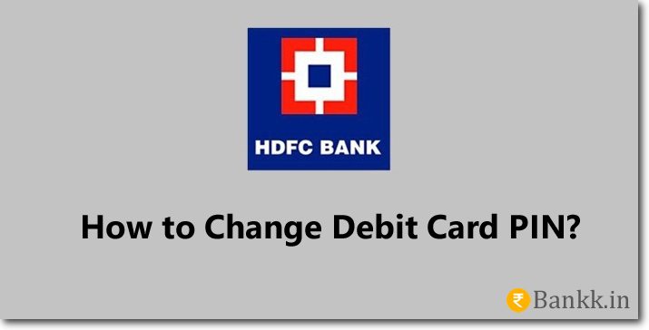HDFC Bank Debit Card PIN