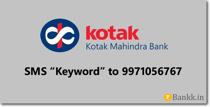 Kotak Mahindra Bank SMS Banking Keywords