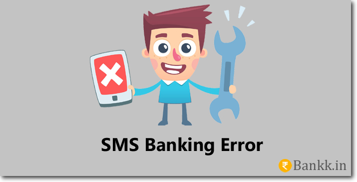 SMS Banking Error