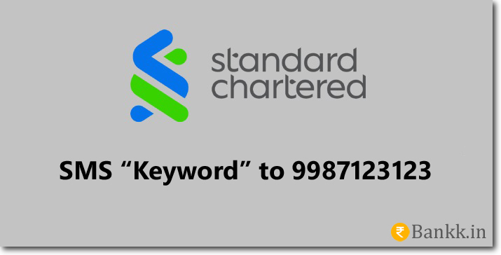 Standard Chartered Bank SMS Banking Keywords