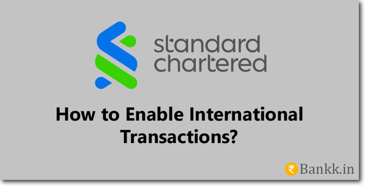 Enable Transactions on Standard Chartered Bank Debit Card