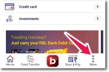 Tap on More - RBL Bank