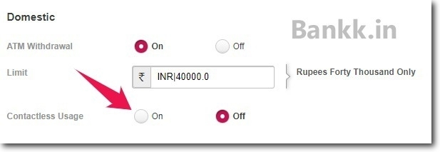 Toggle the Button - Axis Bank