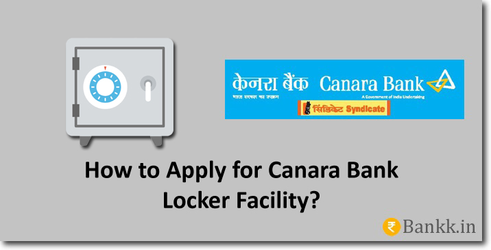 Apply for Canara Bank Locker Facility